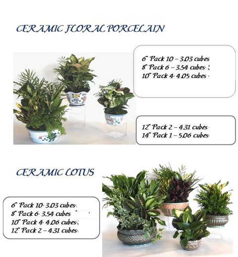Ceramic Floral Porcelain & Lotus